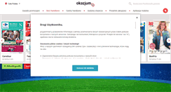Desktop Screenshot of exisport.okazjum.pl