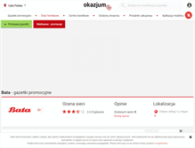 Tablet Screenshot of bata.okazjum.pl